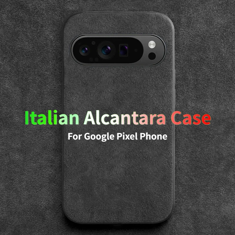 Italian Alcantara Luxury Business Phone Case - Premium Artificial Leather