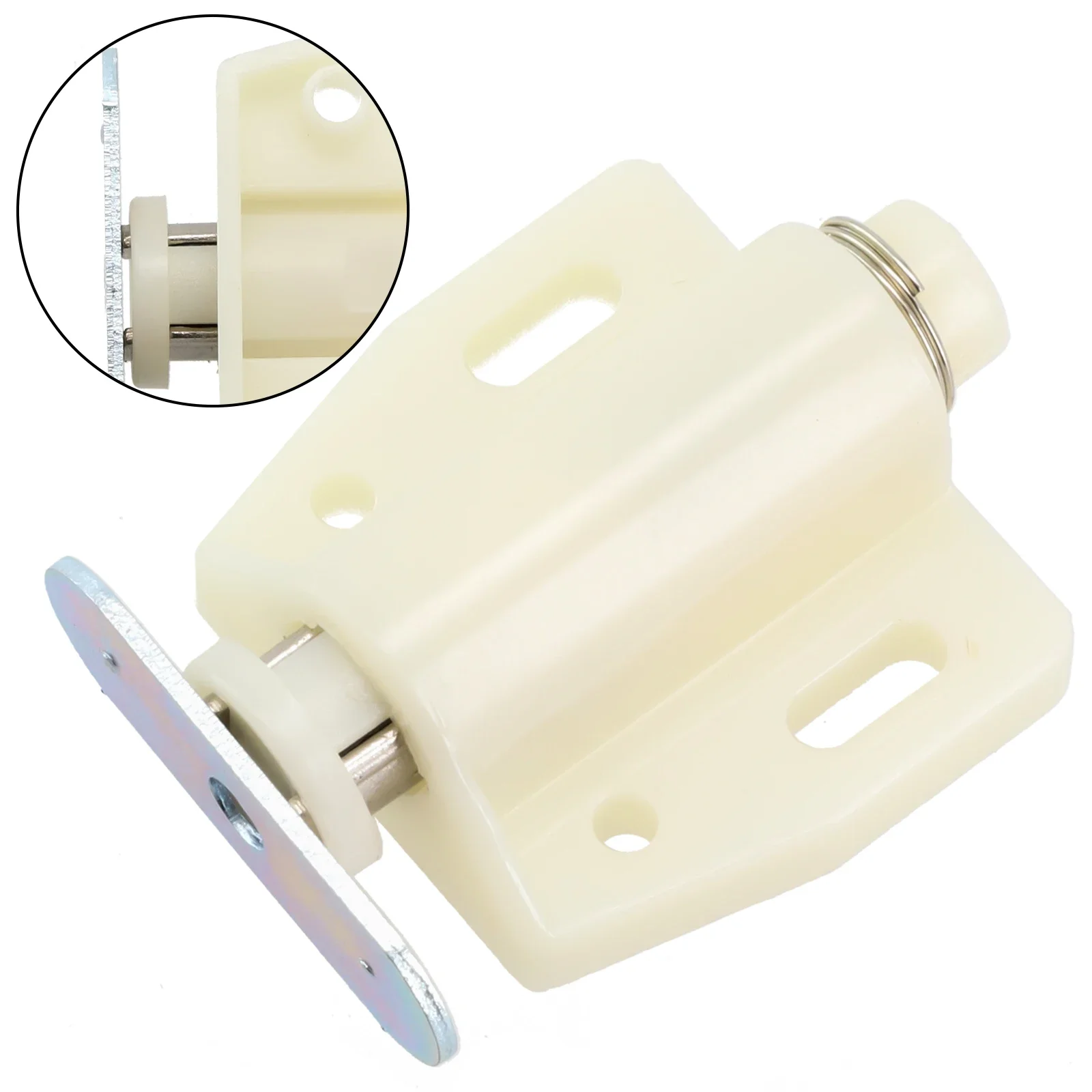 Magnetic Cabinet Door Pusher Catch Door Closers Push Open Cabinet Catch Wardrobe Push-type Handles