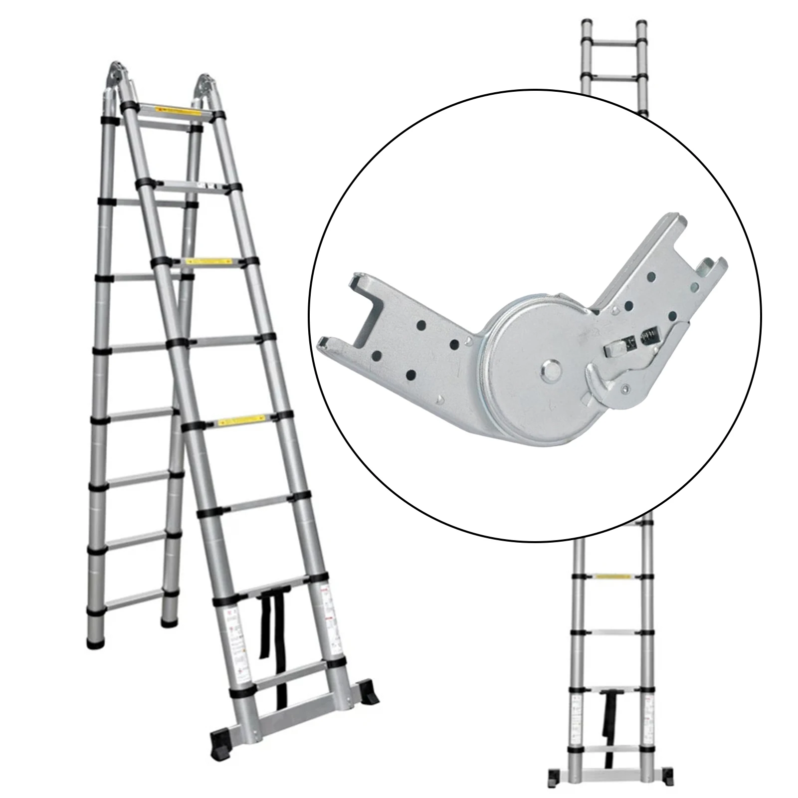 0 degrees 180 ladder folding telescopic ladder joint connector spare part aluminium alloy iron joint head hinge plutonium