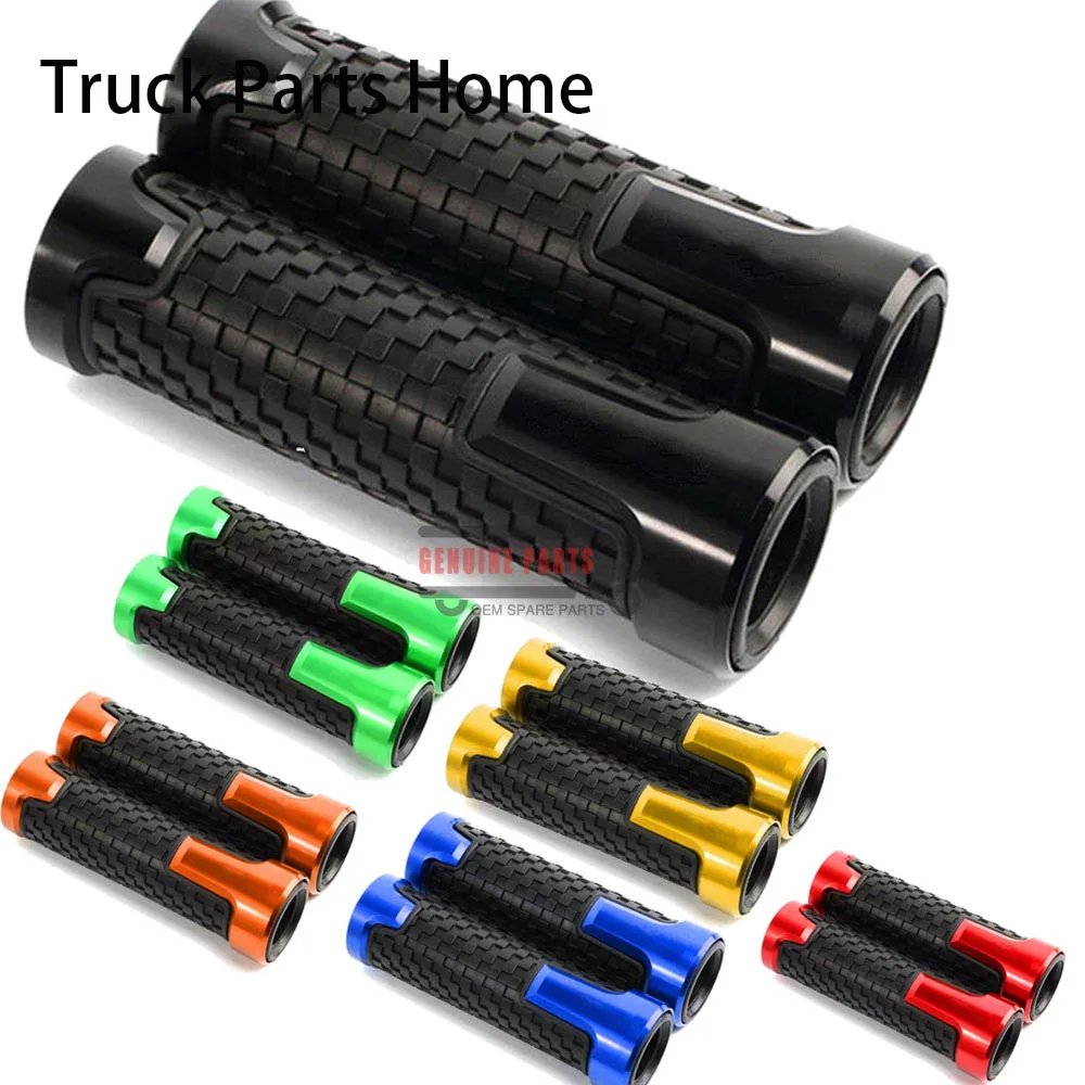 

7/8'' Bike Motorcycle Hollow Handle Bar End Weight Handle Grip Rubber Motorcycle Anti-slip CNC Handlebar Grips Ergonomic