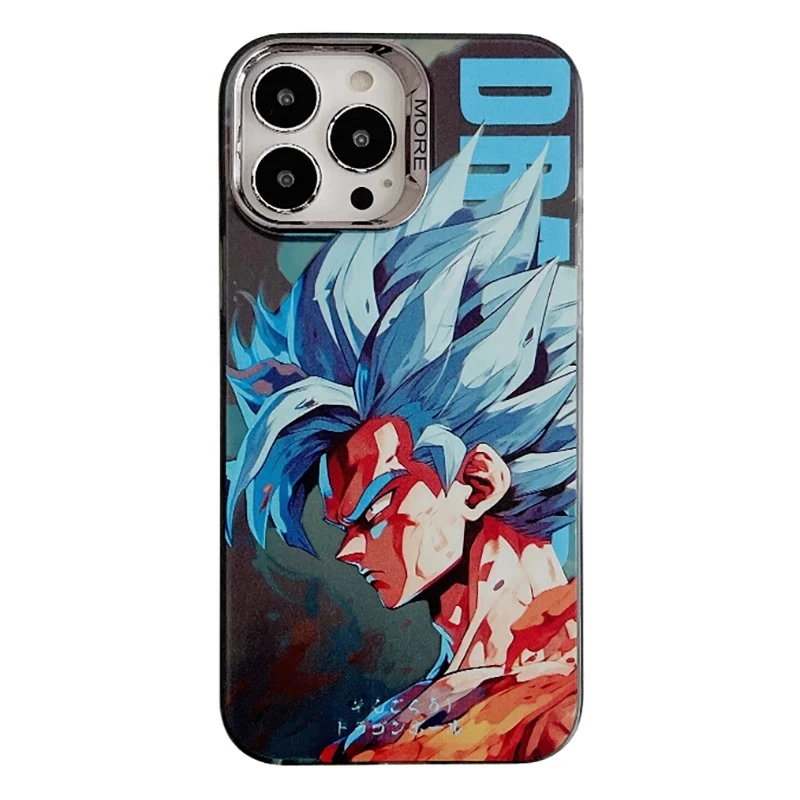 Electroplated Anime Dragon Ball Goku Vegeta Saiyan Case for Electroplated Anime Dragon Ball Goku Vegeta Saiyan Case for