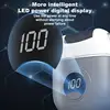 Electric Foot Rasp Digital Display Foot Files Callus Remover Foot Care Tool with Three Adjustment Grinding Head for Toes Heels 6