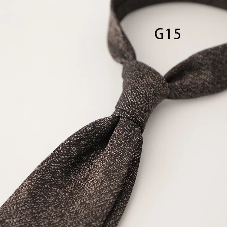 Gentleman British Style 8CM Mens Polka Dot Neck Tie Dark Green Brown Striped Silk Ties Luxury Soft Necktie Wedding Tuxedo Cravat