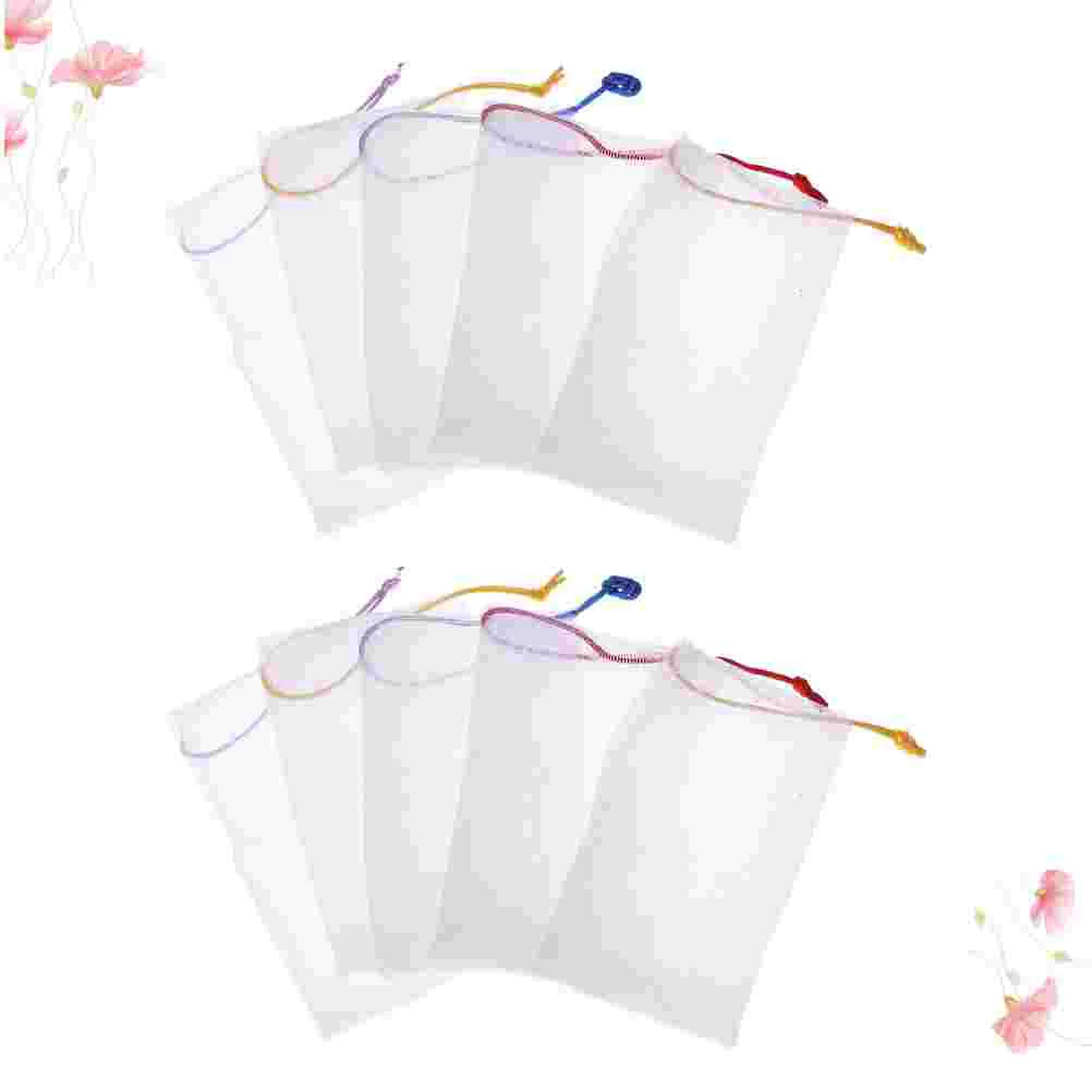 

20pcs Pouch Net Handmade Soap Body Facial Cleaning Netting (Random Color)