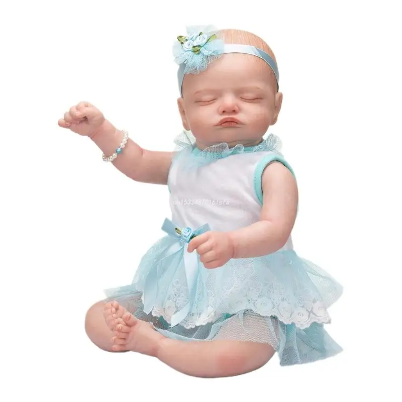 

49cm Toy Interactive Sleeping for Doll Pretend for Play Game Acc Dropship