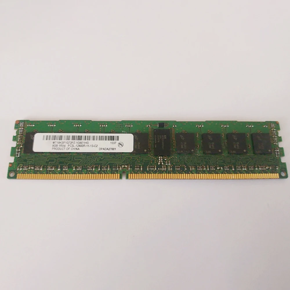1PCS For MT 8GB 1RX4 PC3L-12800R Server Memory 8G DDR3L 1600 ECC REG MT18KSF1G72PZ-1G6E1HE 5 1PCS For MT 8GB 1RX4 PC3L-12800R Server Memory 8G DDR3L 1600 ECC REG MT18KSF1G72PZ-1G6E1HE - Image 3