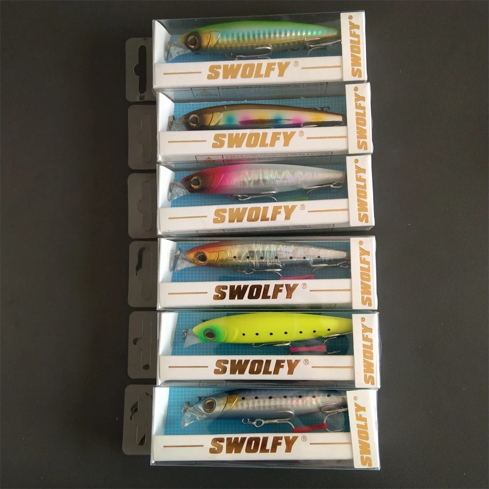 

6pcs 10cm 31g Minnow Fishing Lure Jerkbait Sinking Full Water Pesca Accesorios Carp Fish Leurre Isca Artificial Equipment
