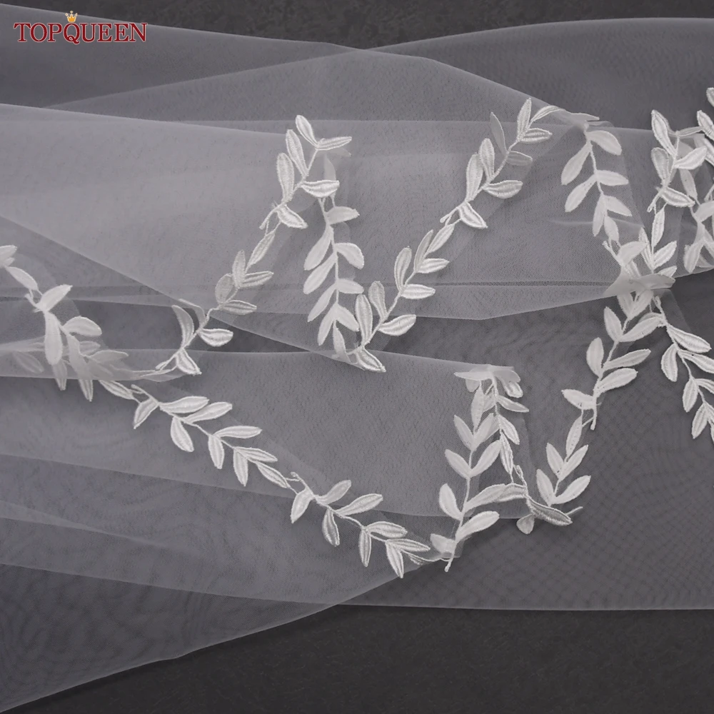 Wedding Dress Gloves Detachable Sleeves Soft Sheer Leaf Side Open Women Evening DIY Arm Accessories