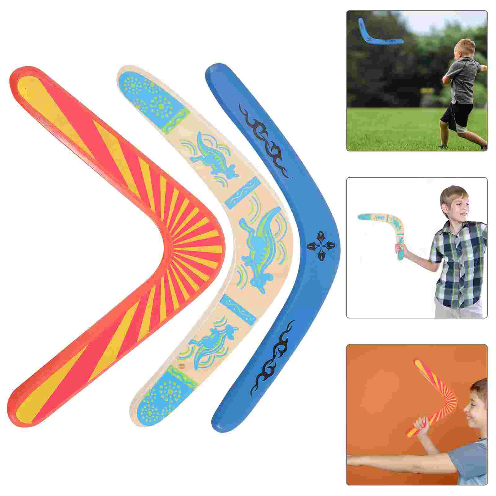 

Kangaroo Throwback V Shaped Boomerang Flying Disc Throw Catch Toys Kids Outdoor Sports Interactive Games