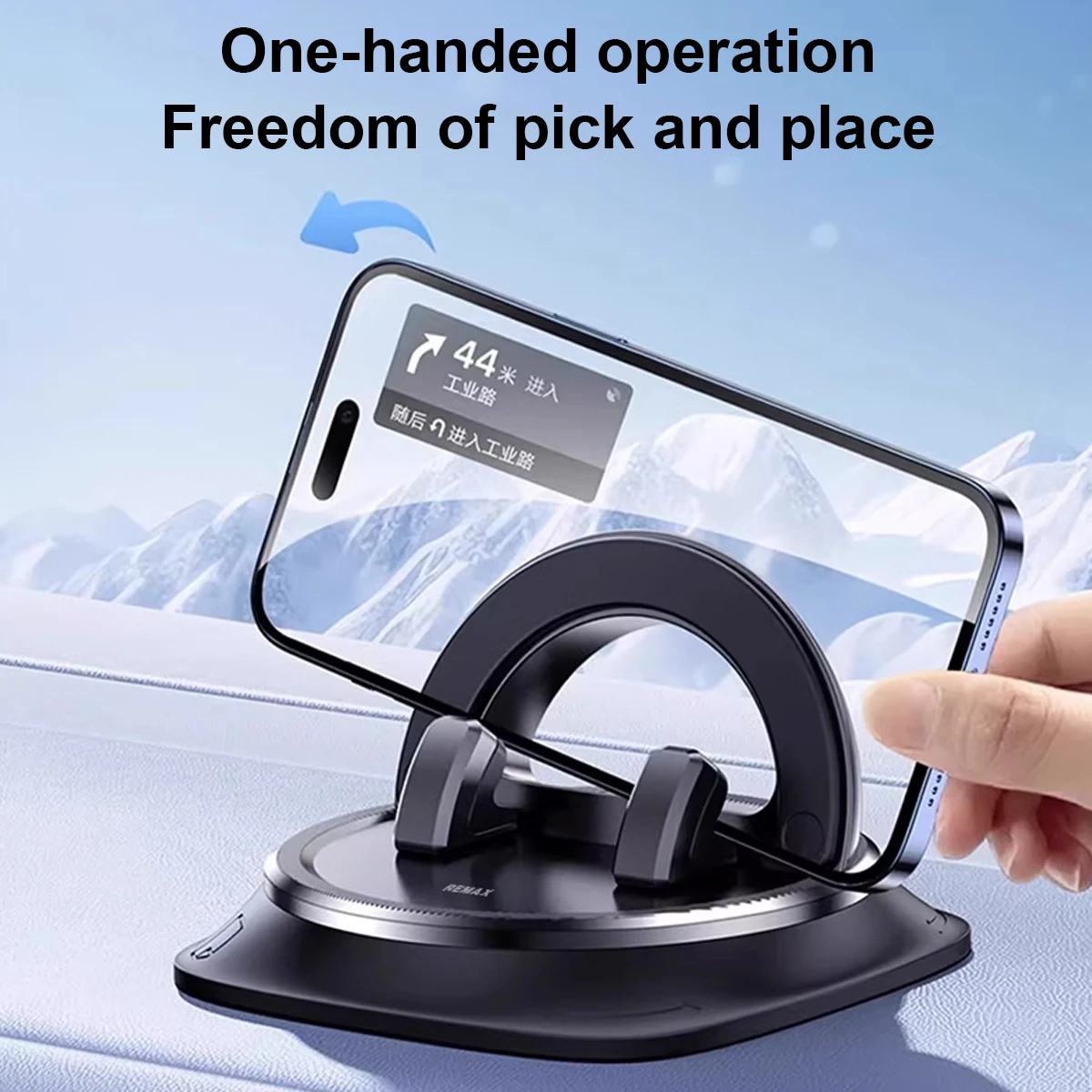 حامل هاتف السيارة 360 ° حامل هاتف محمول قابل للدور...