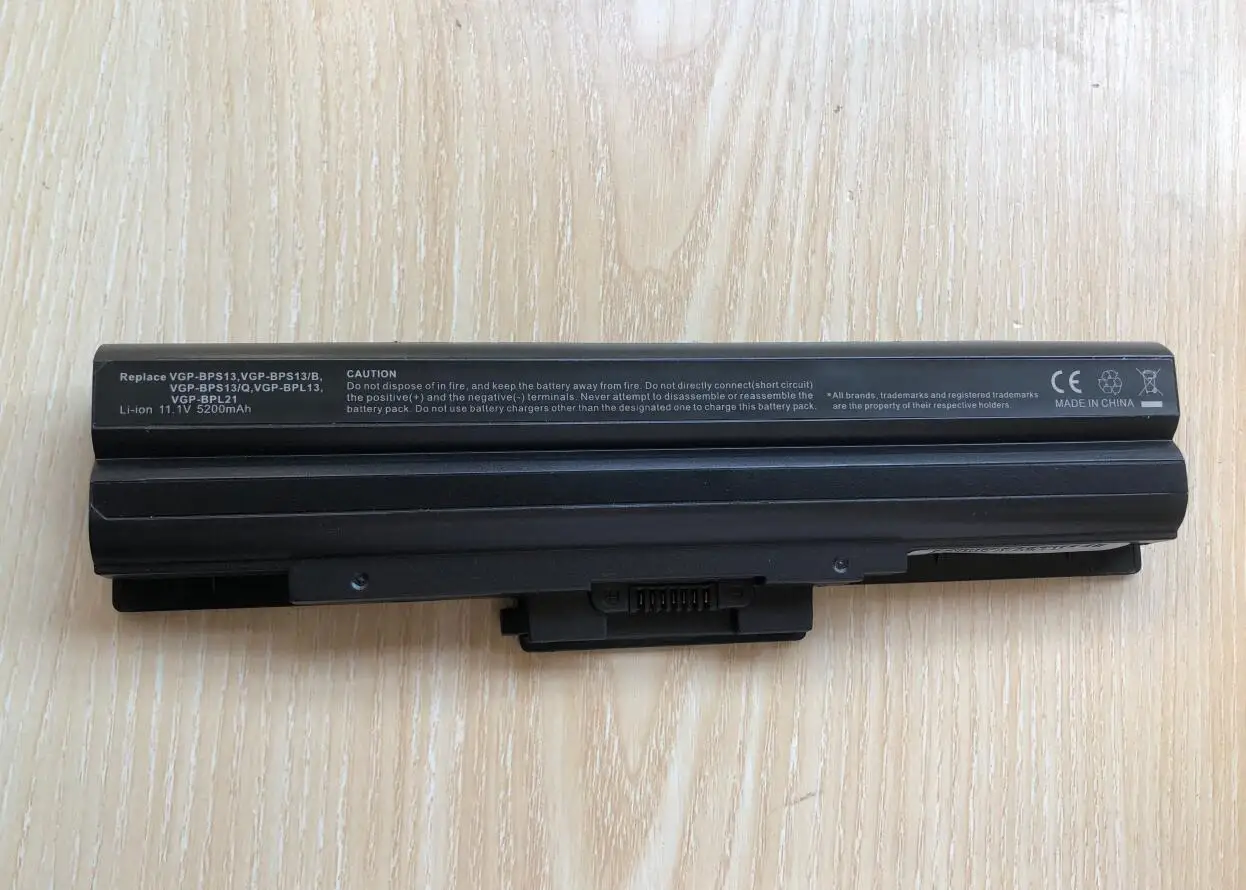 Bateria para Sony Vaio Vgn-aw Vgn-cs Vgn-fw Vgn-ns Vgn-nw Bps13 b Vgp Bps13 q Vgp-bps13b b Vgp-bps13a b Vgp-bps13 b Preto 5200mah - Imagem 4
