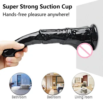 Giant Horse Dildo Realistic Penis Cock Female Masturbator Animal Dildo Anal Plug Toys for Adult 18 Sex Toy for Men Women Lesbian 3