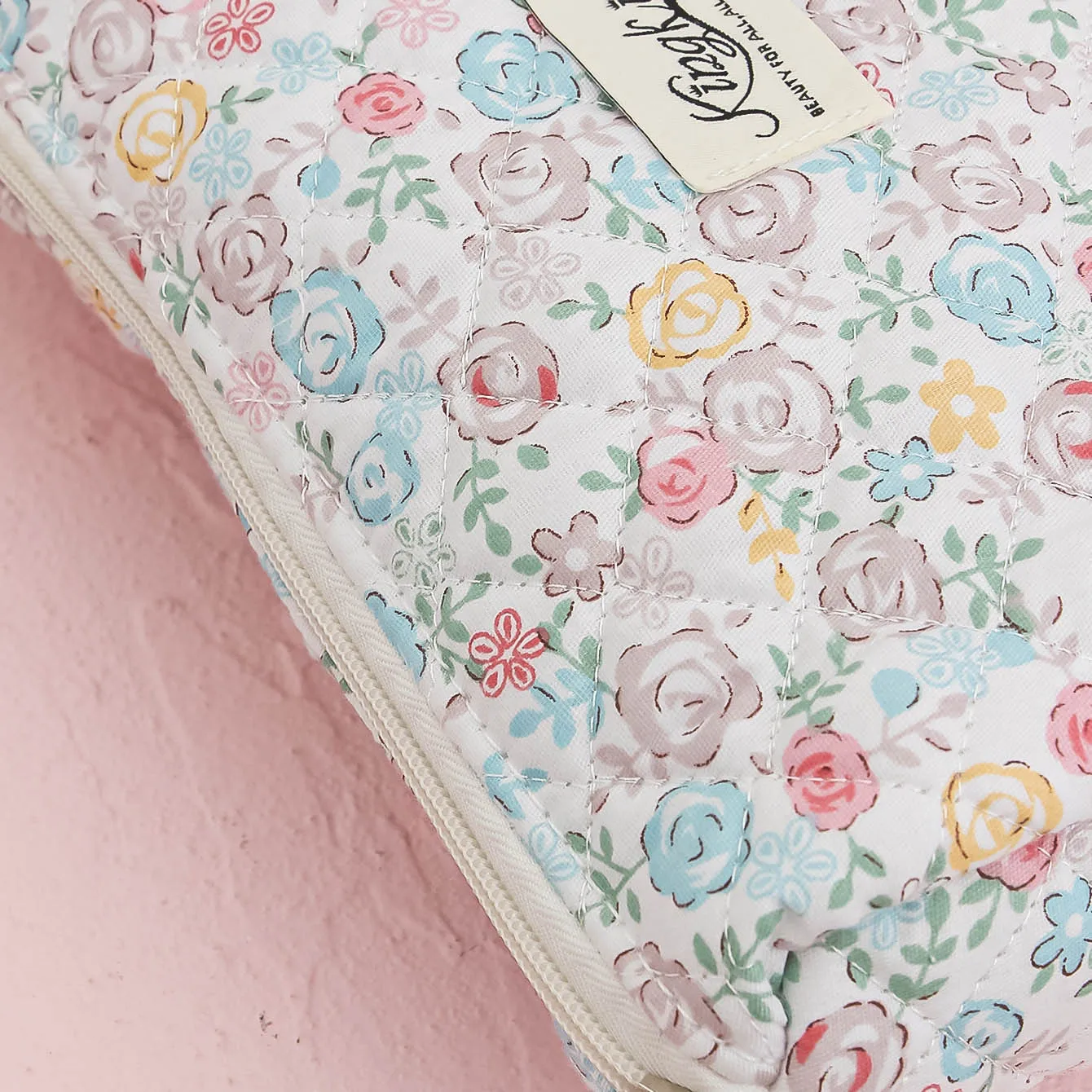 Floral Makeup Bag Set With Zipper Travel Toiletry College Organizer Bag For Women Makeup Storage Bag Cosmetic Bag 4