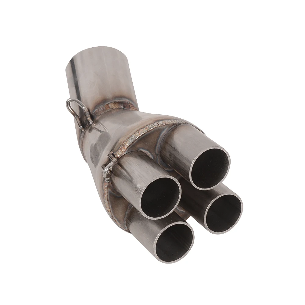 Cafe Racer For Bmw K100 K75 K1100 Stainless Steel Exhaust Adapter Collector (30 Degrees) Motorcycle Refitting