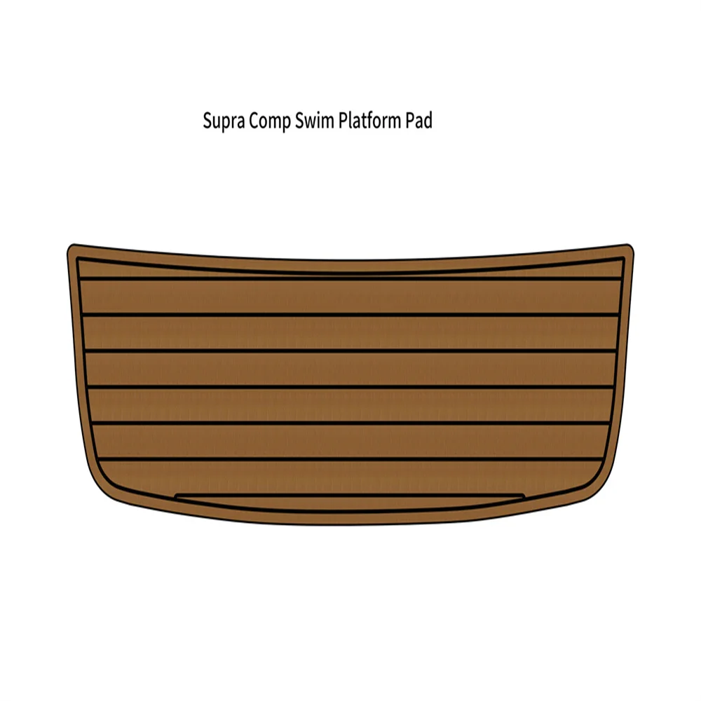 Supra Comp Swim Platform Step Pad Boat EVA Foam Faux Teak Deck Floor Mat SeaDek MarineMat Gatorstep Style Self Adhesive 2018 monterey 268 ss swim platform step pad boat eva foam faux teak deck floor seadek marinemat gatorstep style self adhesive