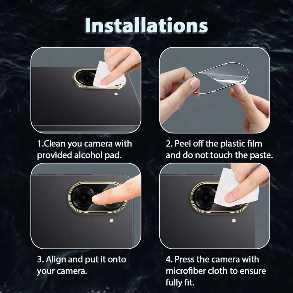 3D Protective Lens Glass - HD Camera Protector Cover