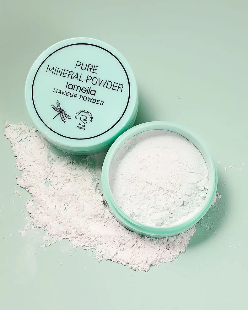 Loose Powder 3 color facial waterproof oil control honey powder long-lasting with powder puff