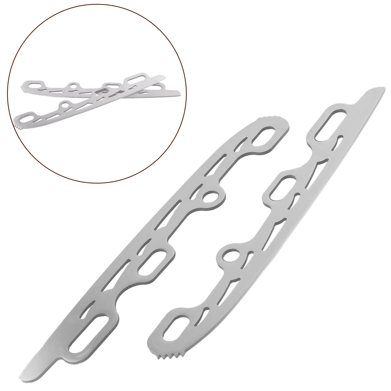 

Ice Skates Roller Ice Skate Ski Blade Stainless Steel Retrofit Accessories 289mm 3mm Stainless Steel Inline Figure Ice Hockey