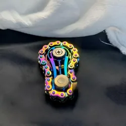 Enhanced Metal Fidget Spinner Toy for Stress Relief and Focus (Metal style E)