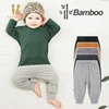 Austin&Bella Spring Autumn Baby Pants Bamboo Fiber Baby Boys Girls Solid Color Loose Long Trousers Toddler Clothes Newborn Pants 1