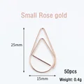 Small Rose Gold 50pc