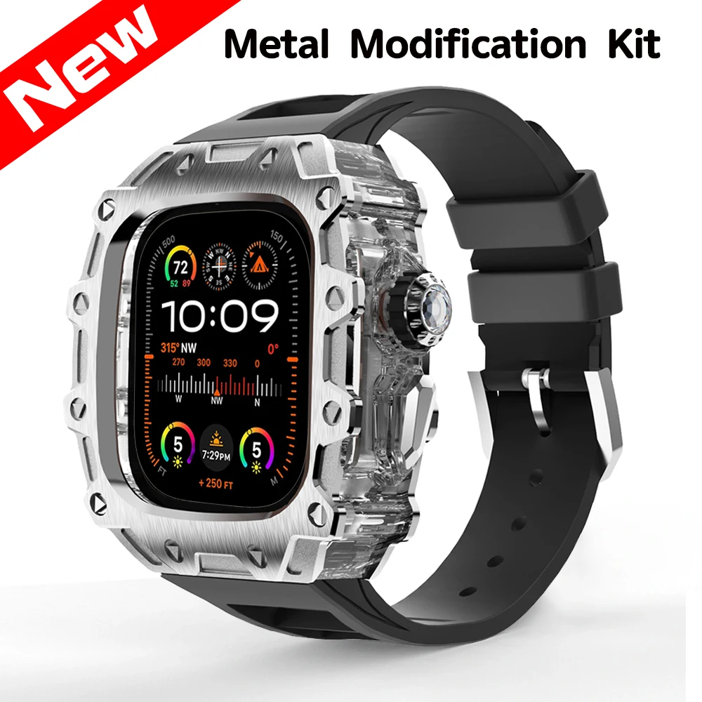 kit-de-modificacao-de-metal-para-apple-watch-series-ultra-2-caixa-de-metal-de-luxo-pulseira-de-borracha-pulseira-de-pulso-49mm