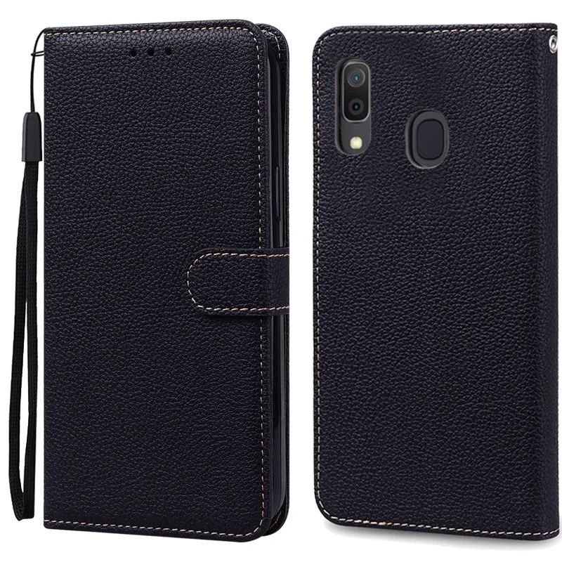 Leather Wallet Flip Case for Samsung Galaxy A40 - Stylish and Protective Cover