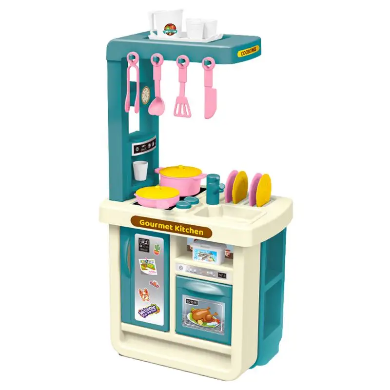 

Кухонный игровой набор, игрушечный Игровой Набор для ролевых игр с едой и приготовлением пищи, кухонные наборы, игрушечные кухонные наборы, Реалистичная Игра, имитация кухни в помещении