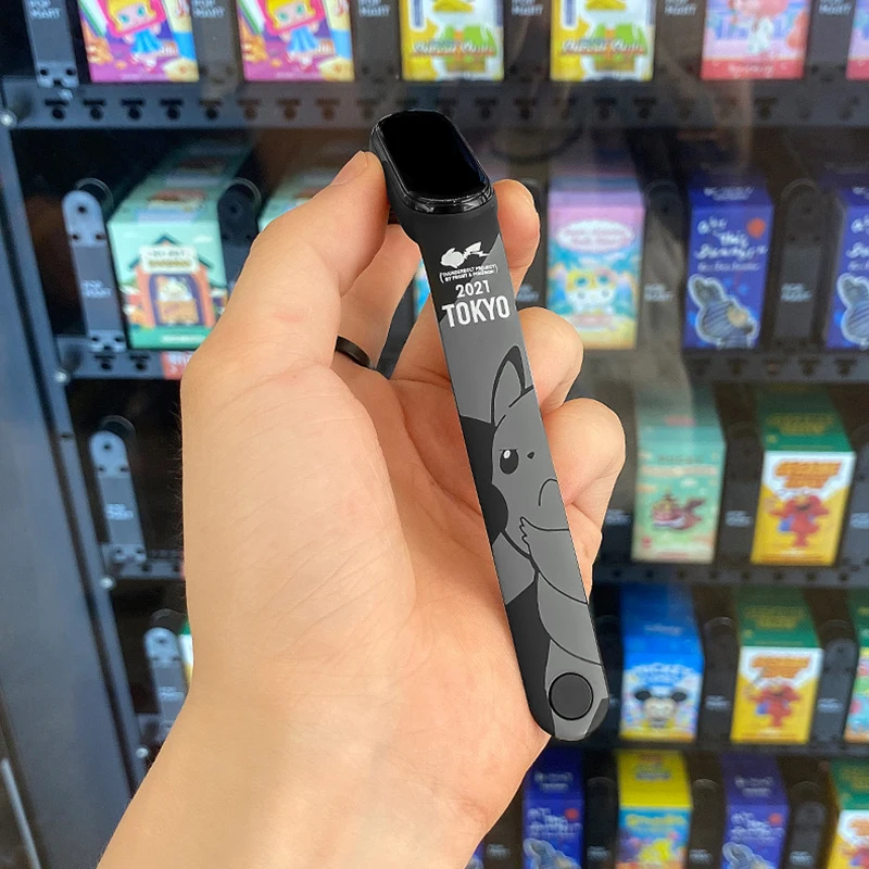 New Pokemon Electronic Watch Pikachu Cartoon Digital Electronic Waterproof LED Watch Wristband Children's Toy Christmas Gift