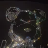 Rhinestone Bear pattern iron 4