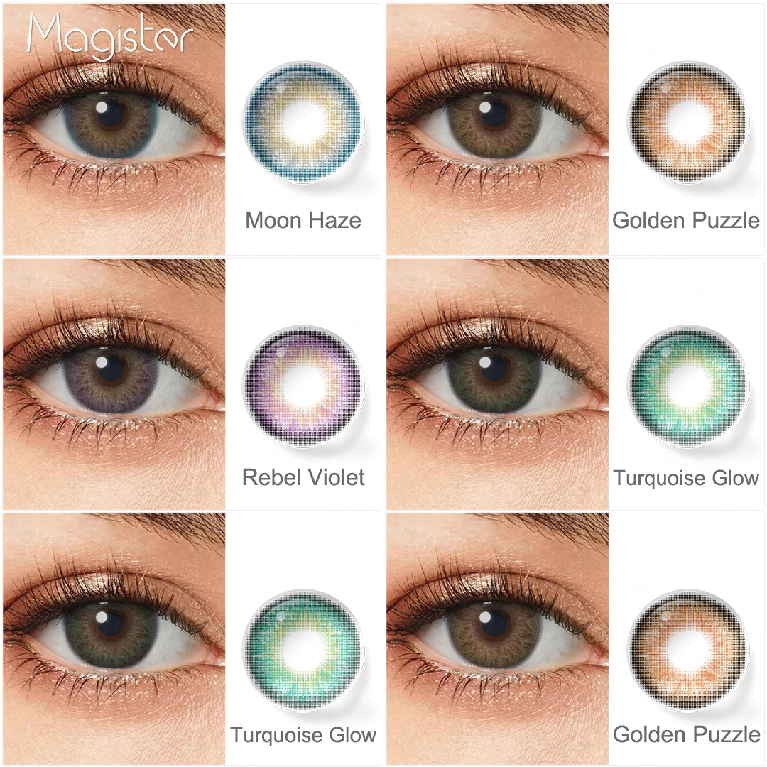 Magister Color Contact Lens Iris II Natural Color Contacts Lenses Brown