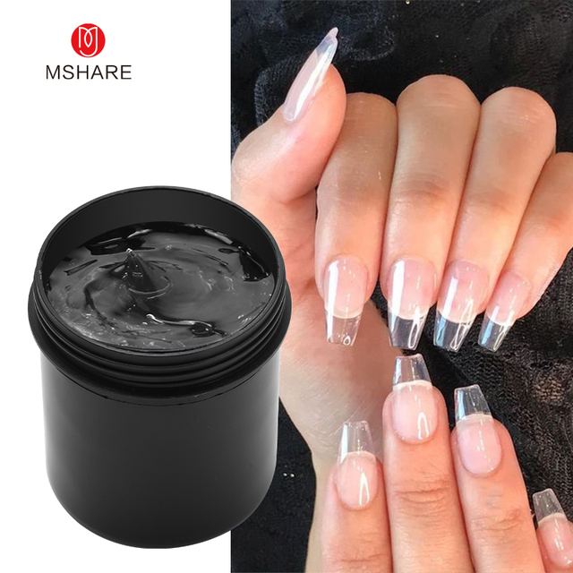 Jelly Builder Nail Gel Natural Skin Color Nude Pink Shade Cream Medium Soft Cover 150ml