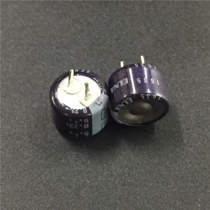 2Pcs/10Pcs Serie 0.22F 5.5V Elna Dhl 13.5X9.5Mm 5.5V0.22F Super-Condensatore Farad