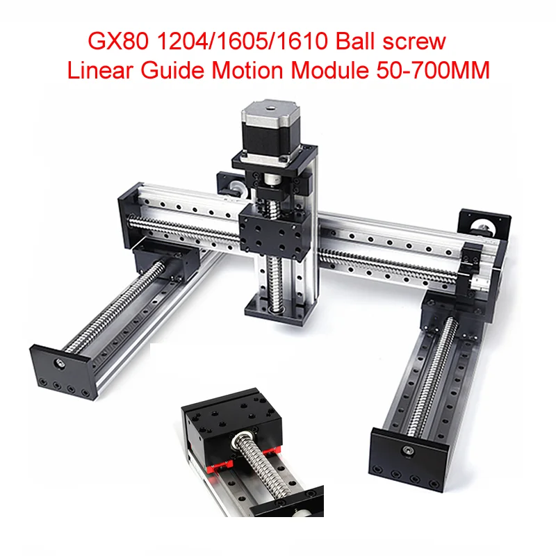 GX8050mm700mmDoubleSliderDoubleLineRailBallScrewPrecision