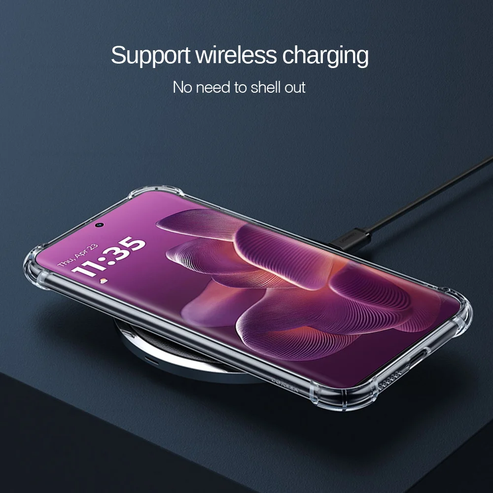 Clear Shockproof Soft Silicone Phone Case Cover