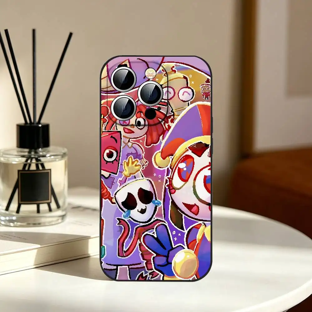 Anime The A-Amazing Digital Circus Phone Case - Stylish Protective Cover with Edge-to-Edge Design