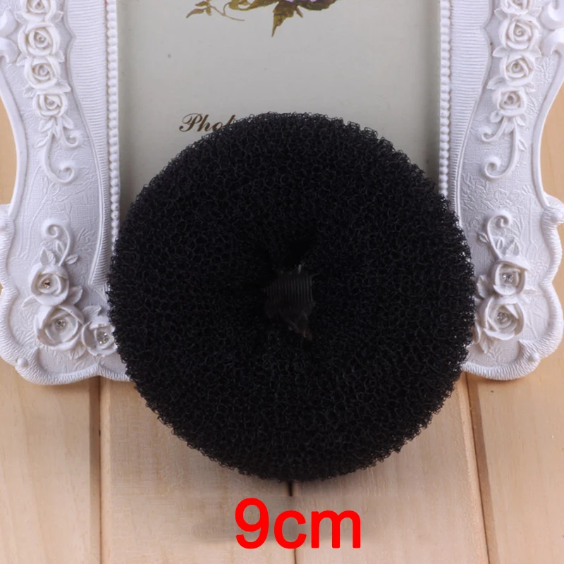1~10PCS 3Colors Fashion Elegant Hair Bun Donut Foam Sponge Easy Big Ring Hair Styling Tools Hairstyle Hair Accessories For 4