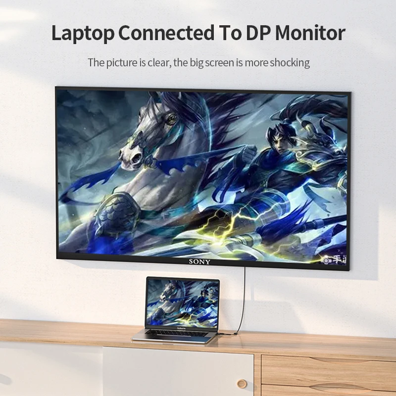 Ultra High-Definition HDMI to DisplayPort 4K@60Hz Cable