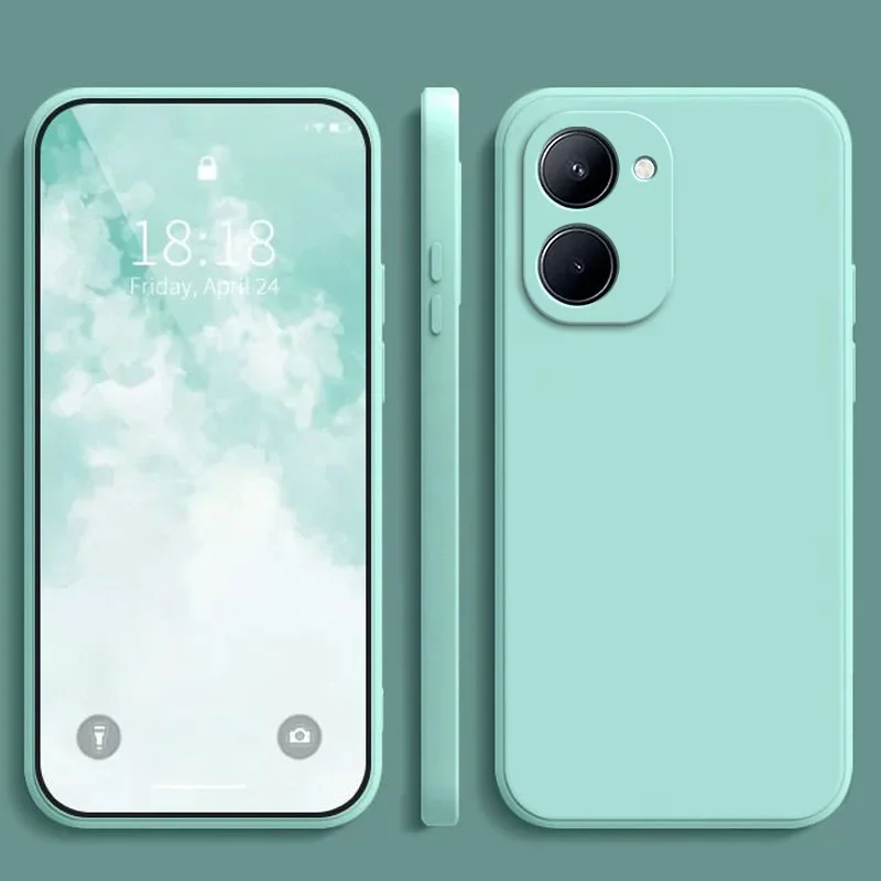 Ultra Thin Matte Silicone Phone Case – Solid Color, Soft TPU Cover