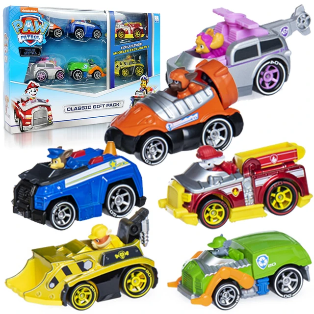 PAW PATROL Patrulla Canina - COCHES Patrulla Canina TRUE METAL DE LA  PELÍCULA - Pack de 6 Coches