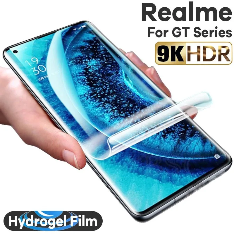 Pellicola Idrogel Per Realme Gt 2 Pro 7 8 9 Pro 8I 9I 6 Pro Pellicola Salvaschermo Per Realme Gt Master Neo 3 2 2T Q5 Q3S Q3 Film