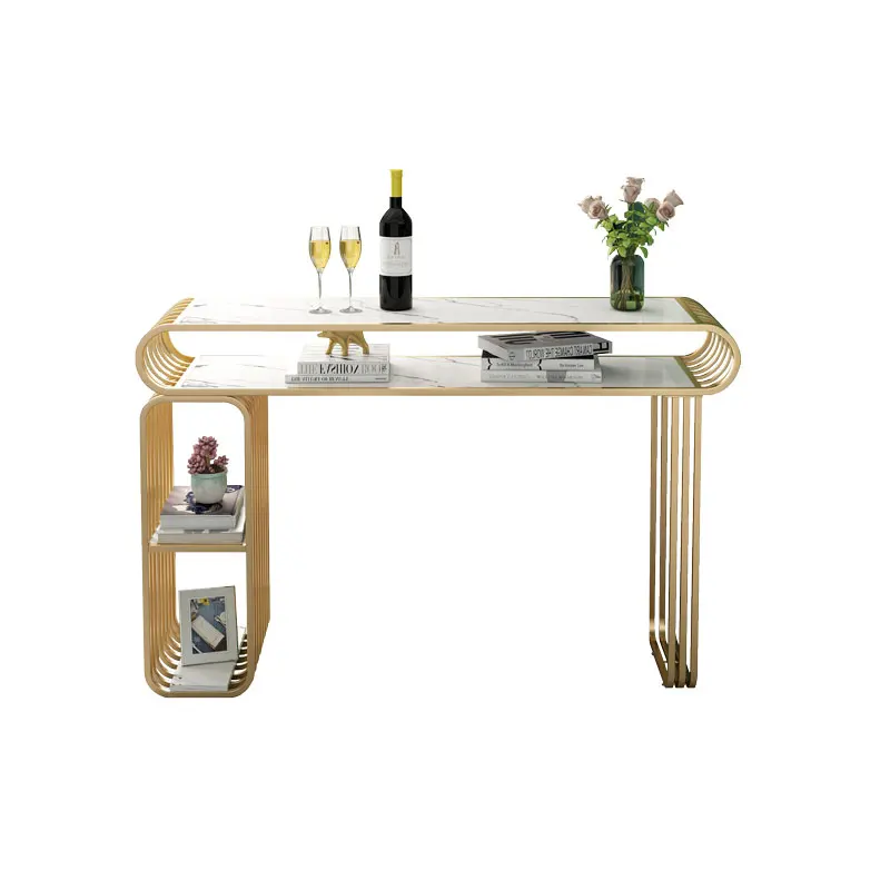 

Bar Counter Hallway Household Living Room Entrance Small Apartment Storage Multi-Functional High Bar Table