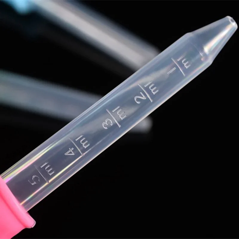 2pcs 5ml Medicine Dispenser Medicine Feeder Baby Dose Medicine Dropper Infant Safety PP Burette Feeder Pet Baby Liquid Dropper