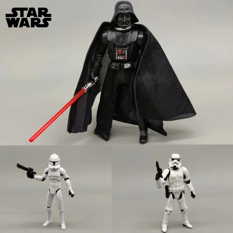Star Wars Darth Vader Collezione Di Decorazioni Anime Mini Action Figurine Darth Vader Stormtrooper Giocattoli Modello Per Regali Per Bambini