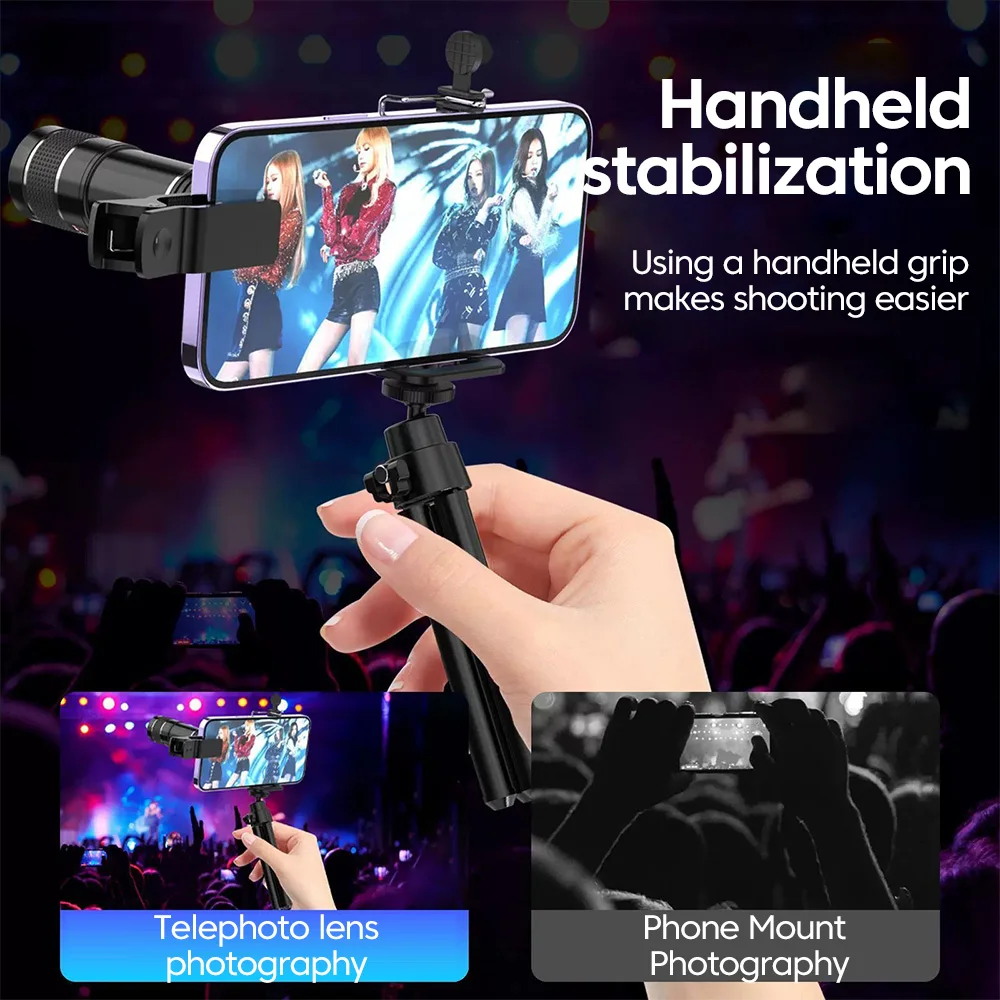 Obiettivo Teleobiettivo 20x per Telefono, Lente Zoom Universale ad Alta Definizione, Effetto Fotografico Esterno, Grande Trasmissione della Luce - Image 5