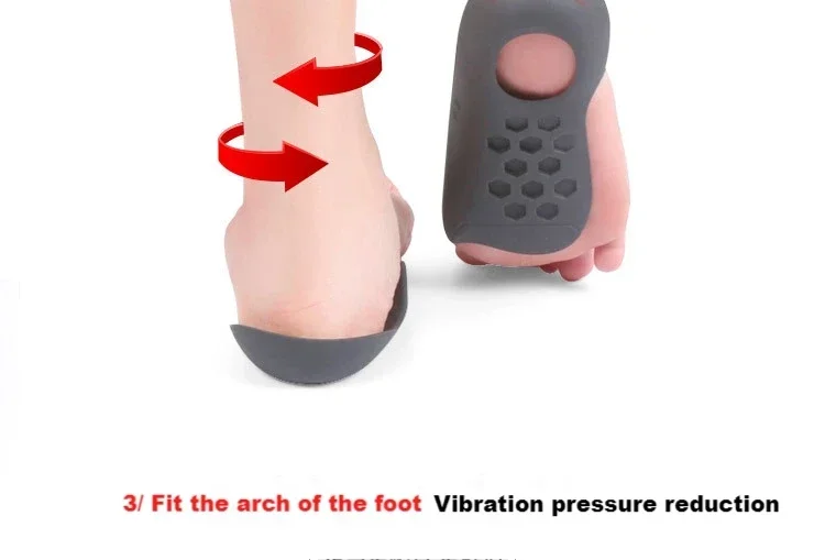 Plattfuß Orthesen Plattfuß Orthesen Cubitus Varus ortho pä dische Füße Kissen O-förmige Beine Pads Fußpflege Einlegesohlen Unisex 1 Paar – Detail 18