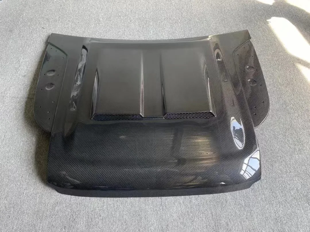 High Quality Real Carbon Fiber Dry Hood For KN Style Land Rover Defender 90 110 Engine Body Kit Accessories