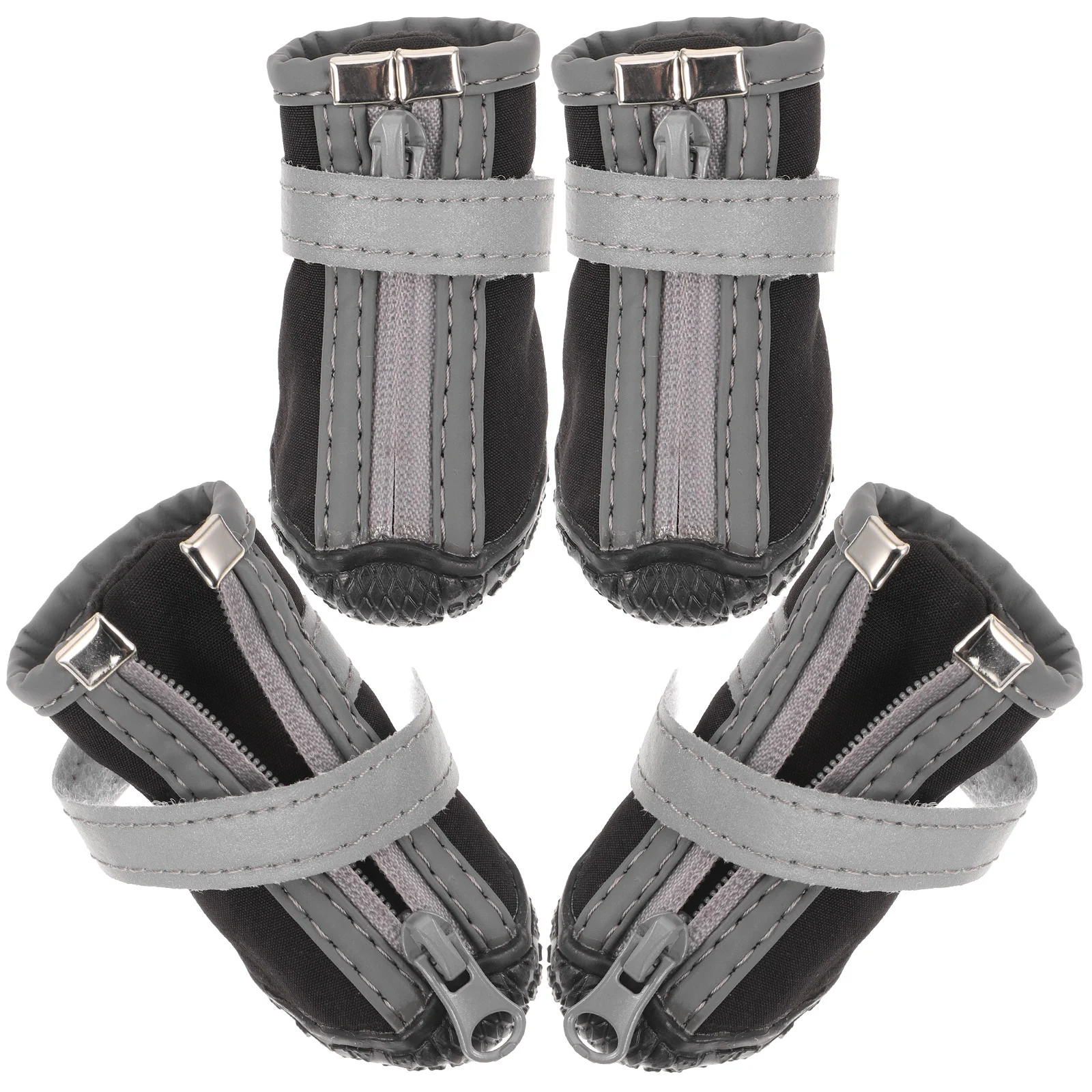 

4 Pcs Boots Pet Shoes Small Dog Booties for Winter Non-slip Dogs Paws Puppy Rain