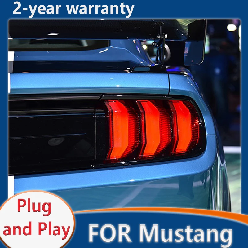 

Taillights for Ford Mustang LED Tail Light 2015-2019 Dynamic Tail Lamp DRL Rear Turn Signal Automotive Accessories