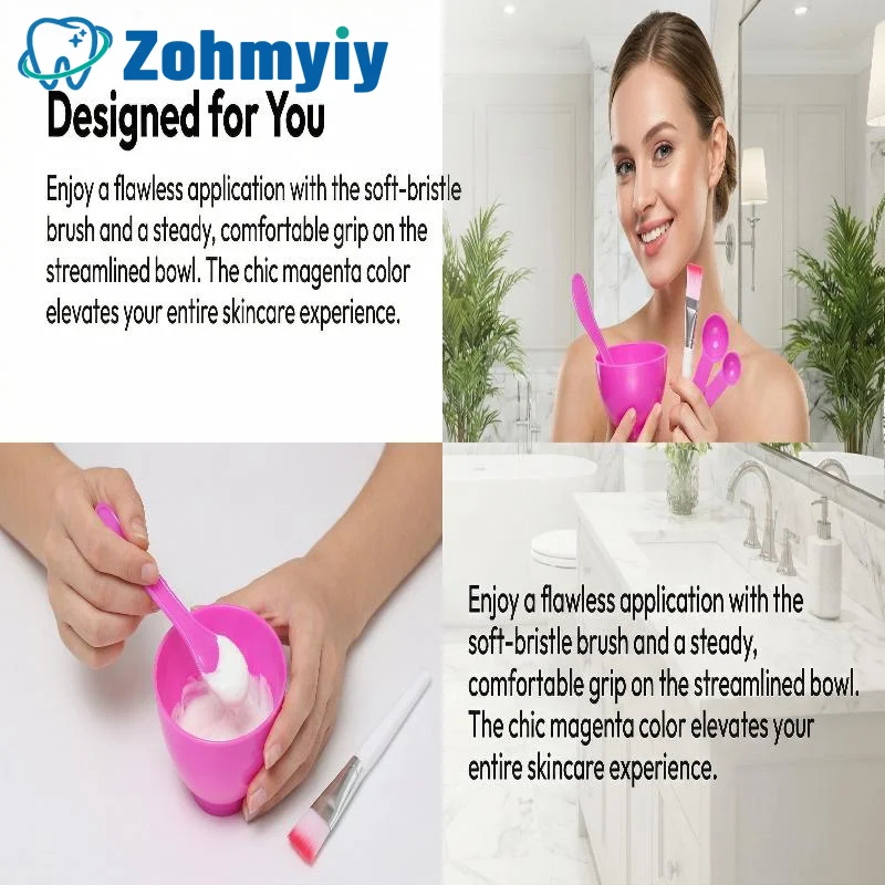 DIY Face Mask Making Kit: Mixing Bowl and Six-Piece Brush Set